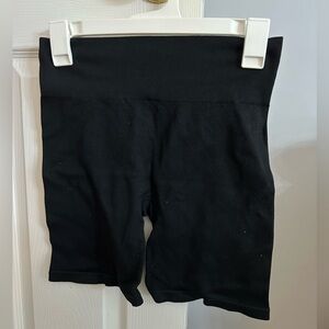 Gilly Hicks (Hollister) Black Ribbed Biker Shorts